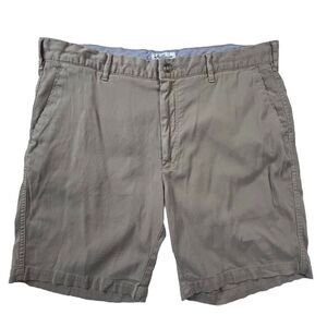 Peter Millar Size 36 Khaki Chino‎ Crown Golf Cotton Blend Performance Shorts